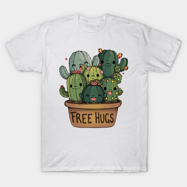 Free Hugs T-Shirt by Vallina84